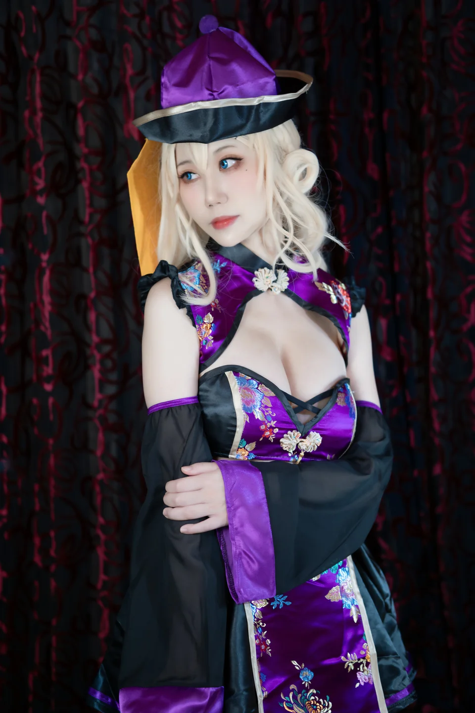 坊桥夜泊_No_002_Sugar_Whip_戦斗キョンシー_紫_40P_375MB tg@simisebaisi 【丝足阁】040.webp